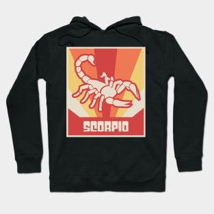 Scorpio – Vintage Astrology Zodiac Sign Hoodie